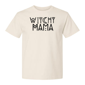 Witchy Mama T-Shirt, Crescent Moon Halloween Graphic for Moms and Spooky Season