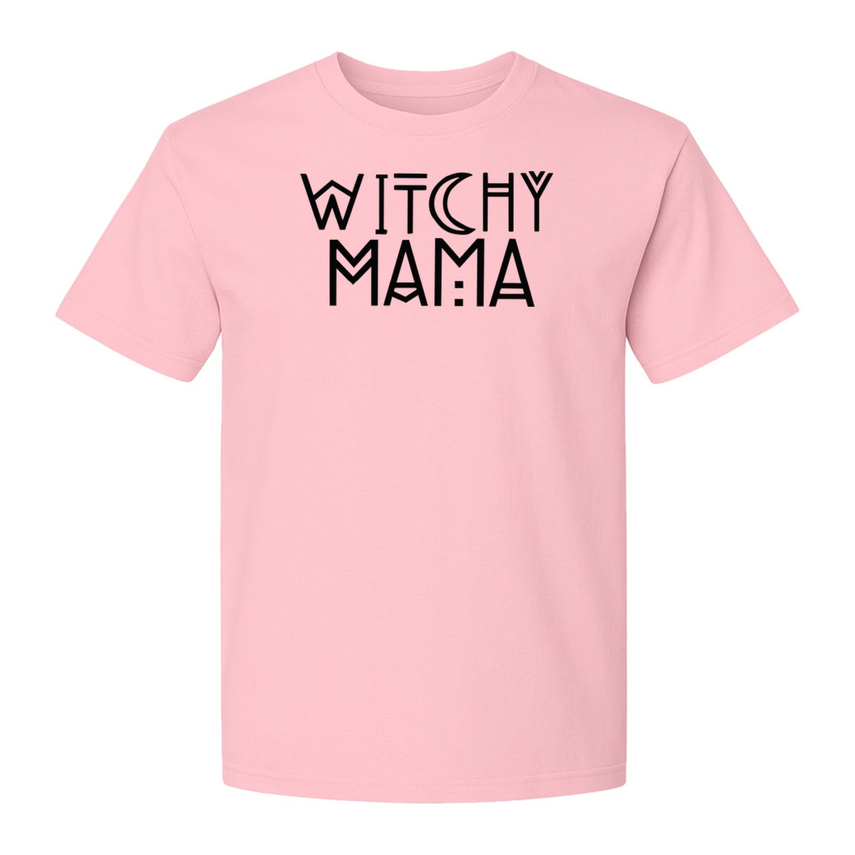 Witchy Mama T-Shirt, Crescent Moon Halloween Graphic for Moms and Spooky Season