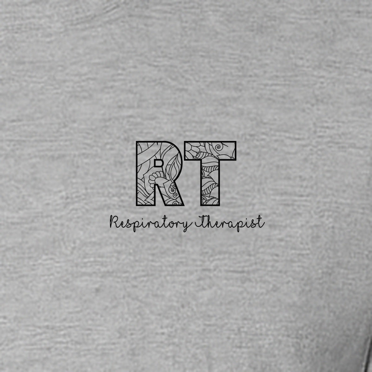 Respiratory Therapist T-Shirt, RT Pocket Print for Lung Care Professionals, Graduates and Coworkers