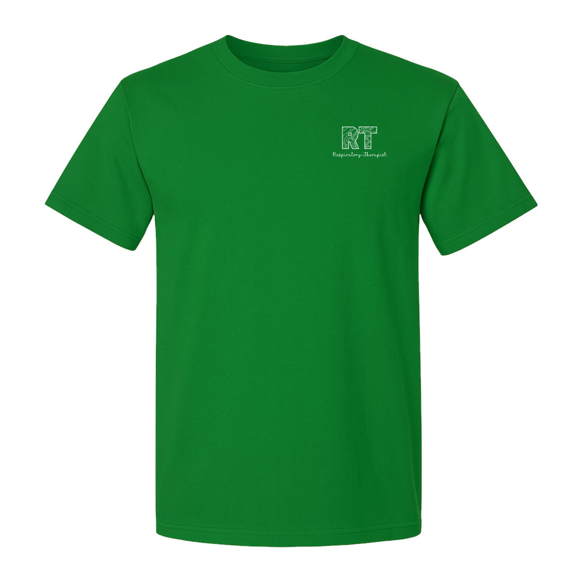 Respiratory Therapist T-Shirt, RT Pocket Print for Lung Care Professionals, Graduates and Coworkers