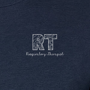 Respiratory Therapist T-Shirt, RT Pocket Print for Lung Care Professionals, Graduates and Coworkers