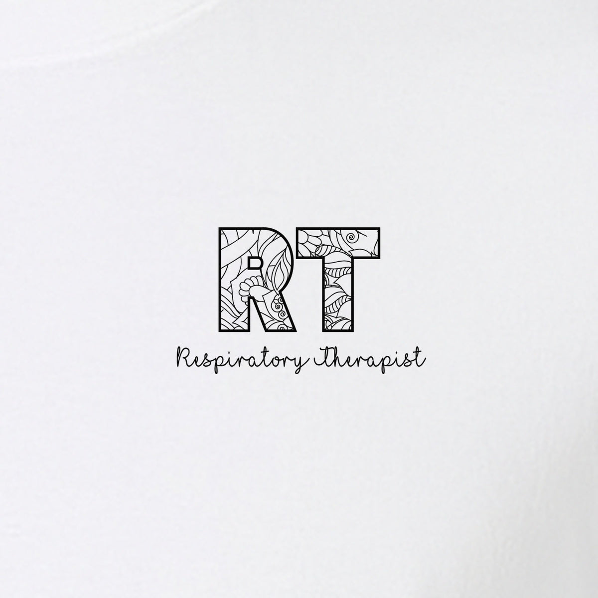 Respiratory Therapist T-Shirt, RT Pocket Print for Lung Care Professionals, Graduates and Coworkers