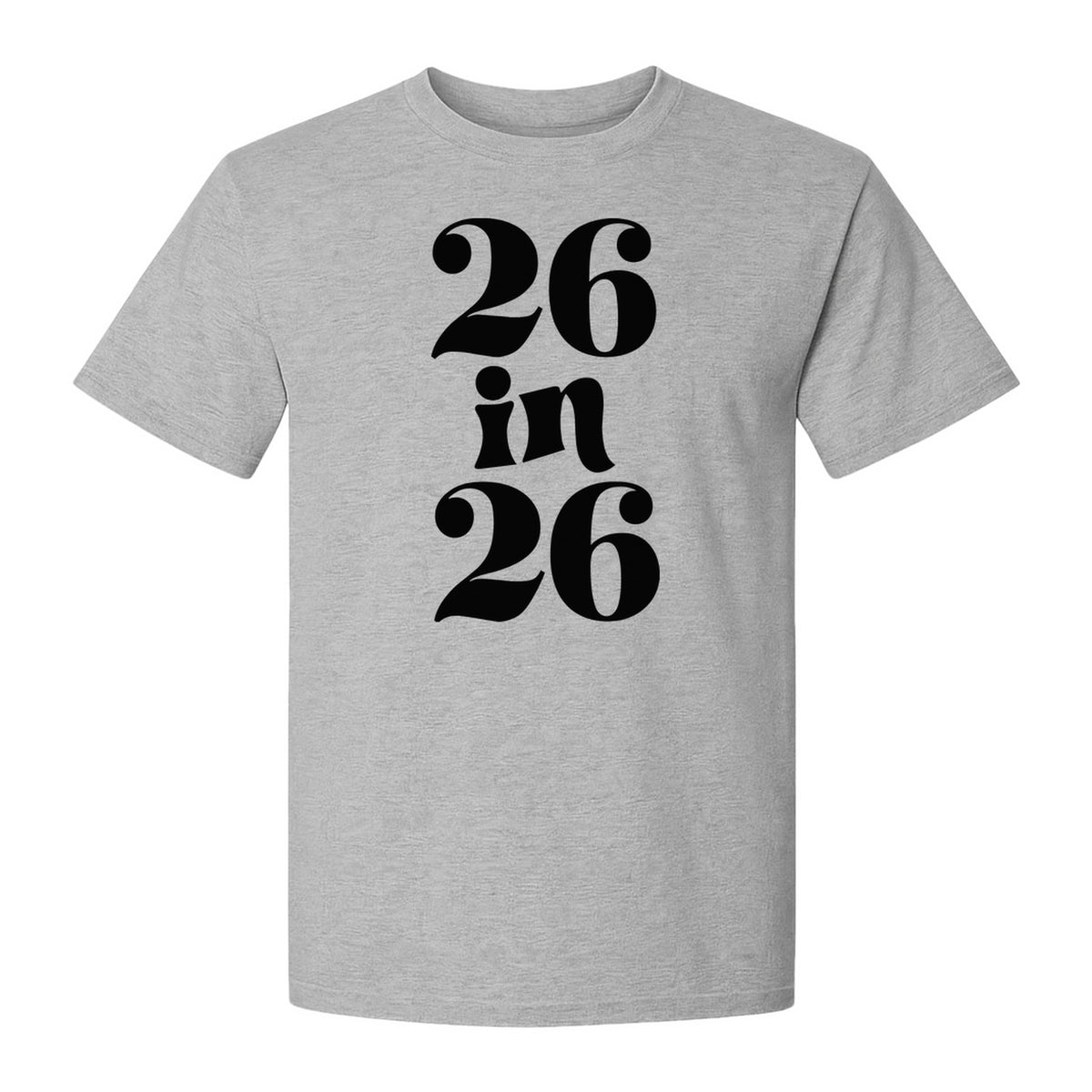 26th Birthday T-Shirt, Turning Twenty-Six Graphic for Milestone Celebrations and Adult Parties