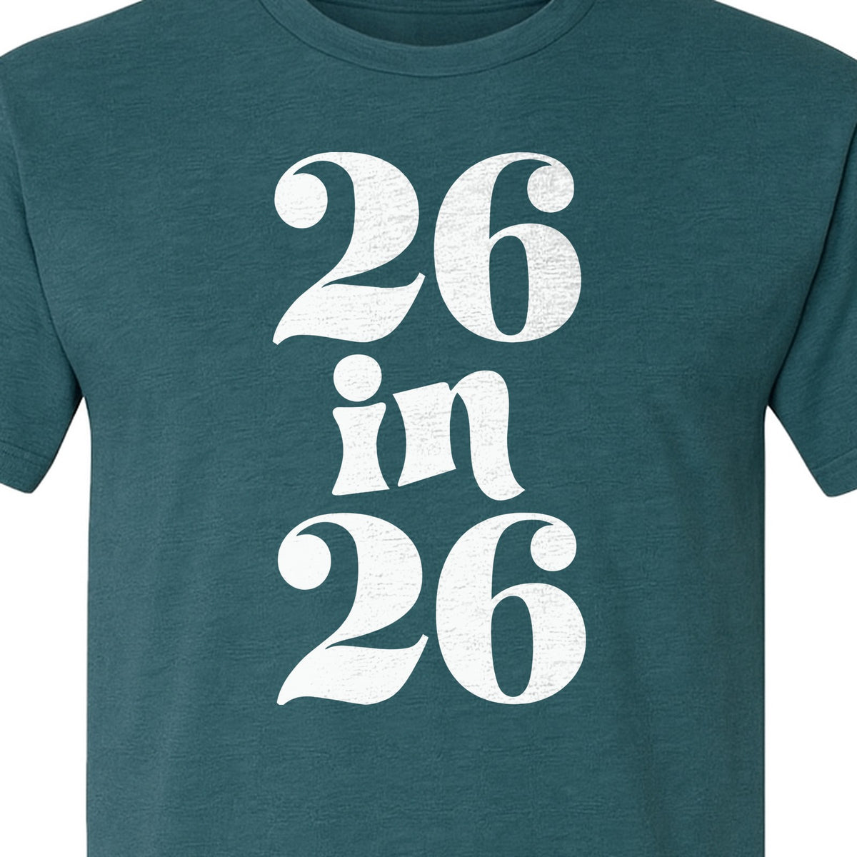 26th Birthday T-Shirt, Turning Twenty-Six Graphic for Milestone Celebrations and Adult Parties