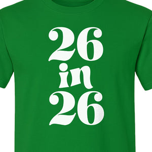 26th Birthday T-Shirt, Turning Twenty-Six Graphic for Milestone Celebrations and Adult Parties