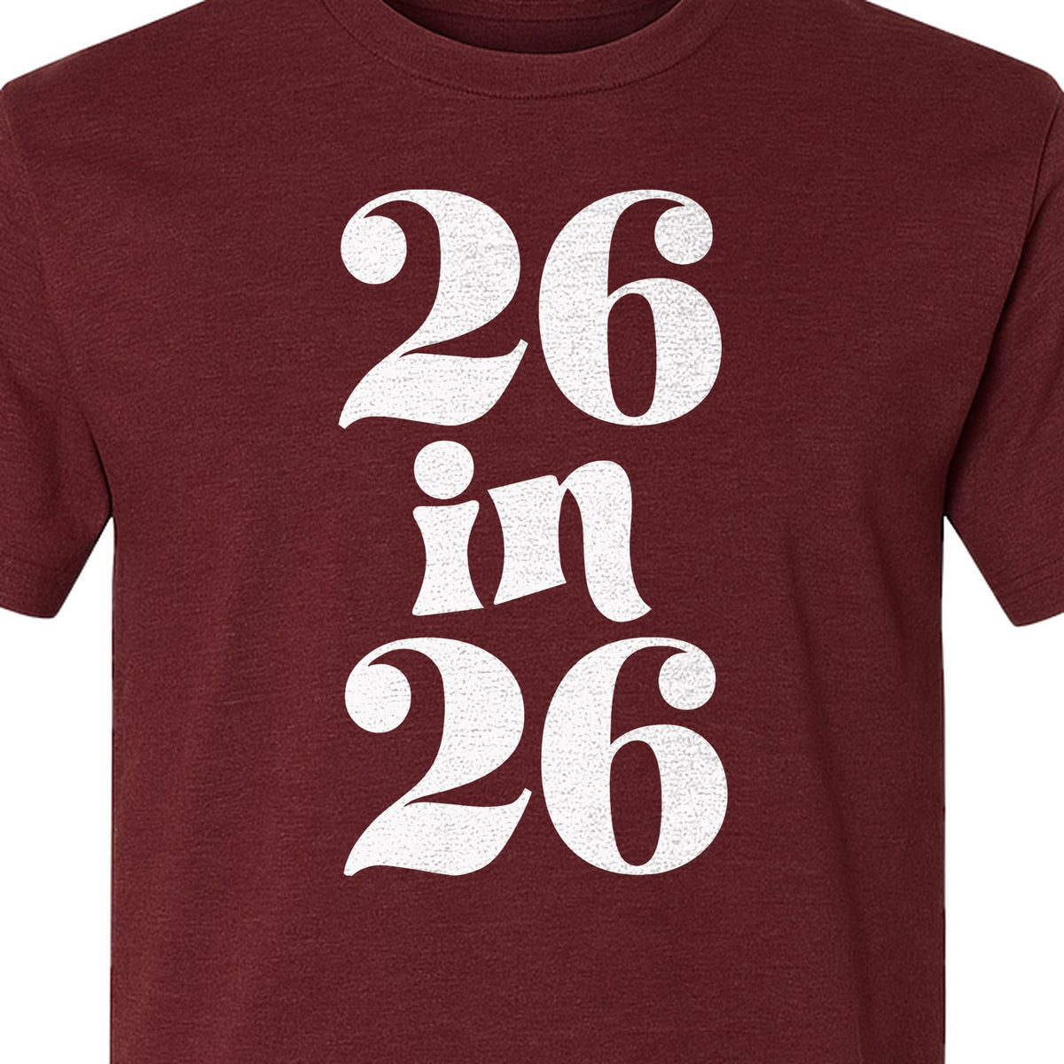 26th Birthday T-Shirt, Turning Twenty-Six Graphic for Milestone Celebrations and Adult Parties