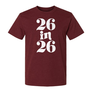 26th Birthday T-Shirt, Turning Twenty-Six Graphic for Milestone Celebrations and Adult Parties