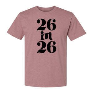 26th Birthday T-Shirt, Turning Twenty-Six Graphic for Milestone Celebrations and Adult Parties