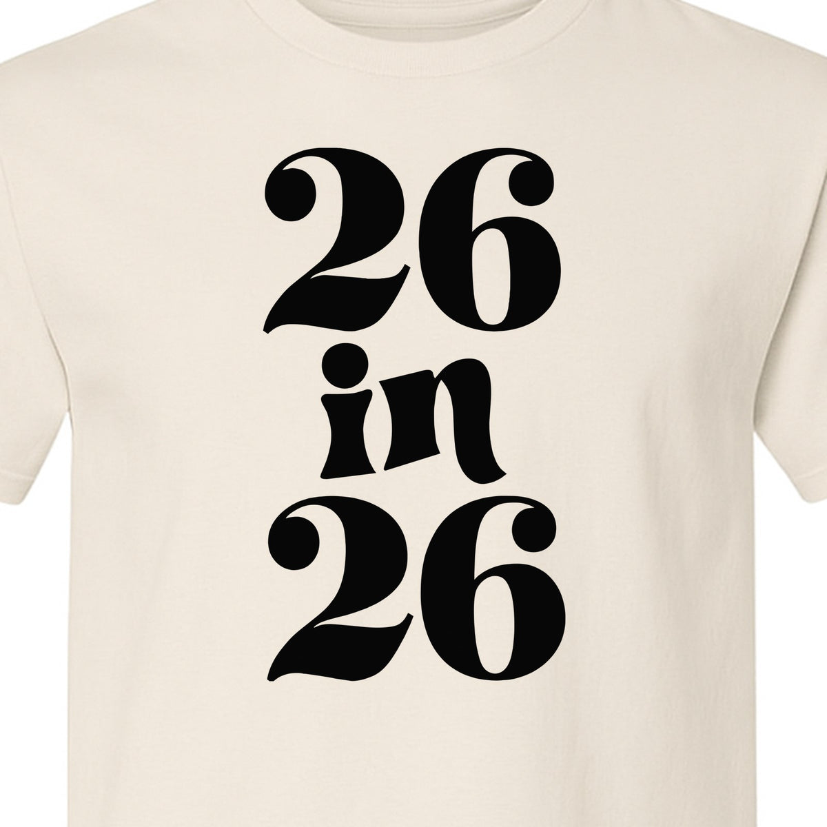 26th Birthday T-Shirt, Turning Twenty-Six Graphic for Milestone Celebrations and Adult Parties