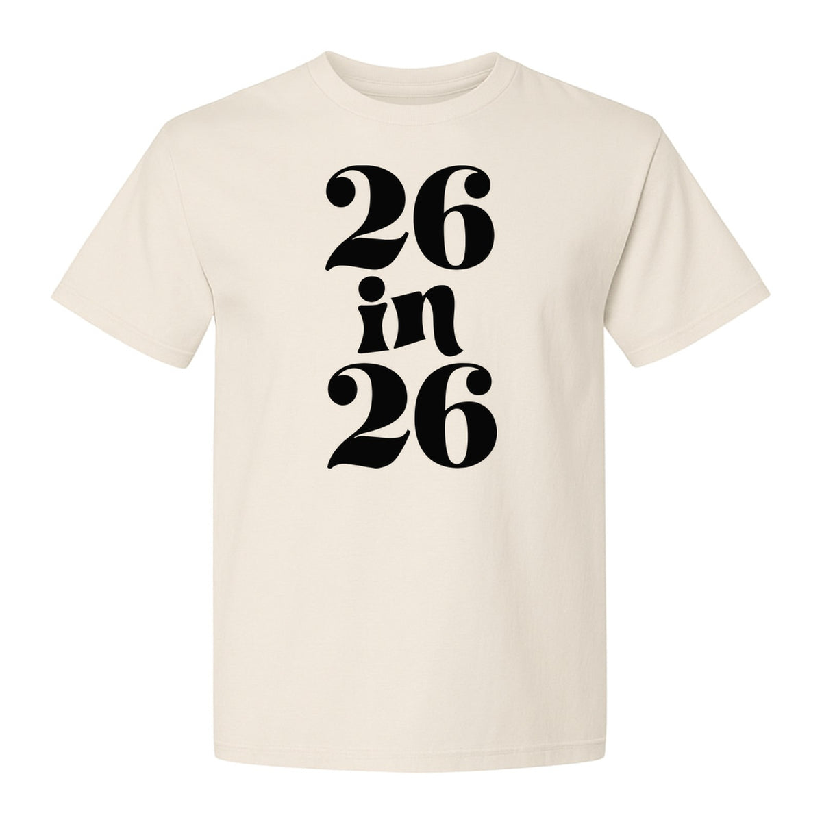 26th Birthday T-Shirt, Turning Twenty-Six Graphic for Milestone Celebrations and Adult Parties