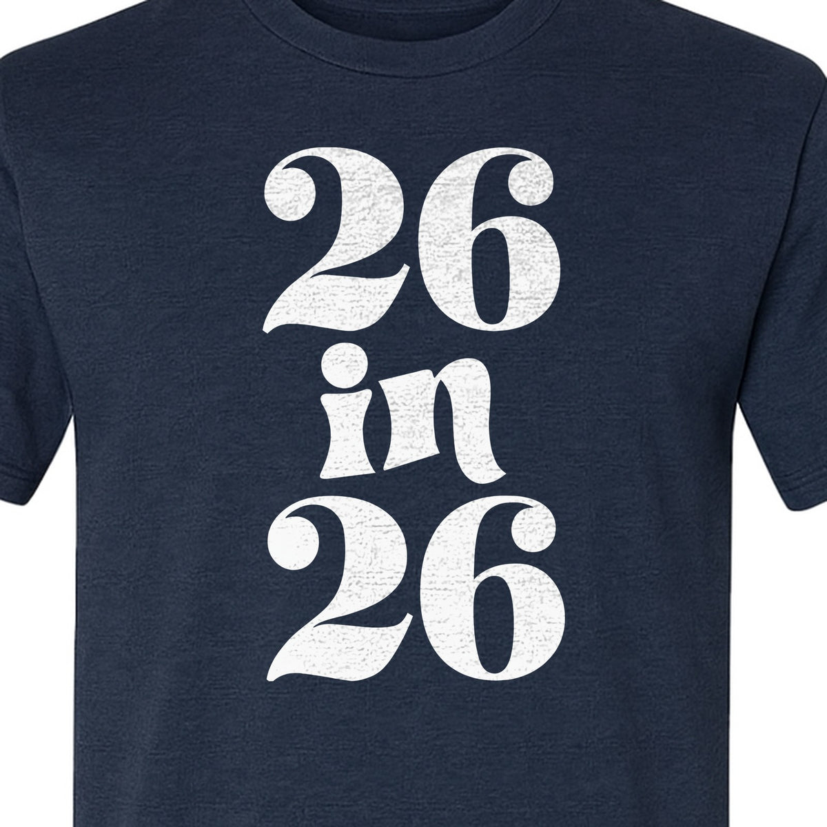 26th Birthday T-Shirt, Turning Twenty-Six Graphic for Milestone Celebrations and Adult Parties