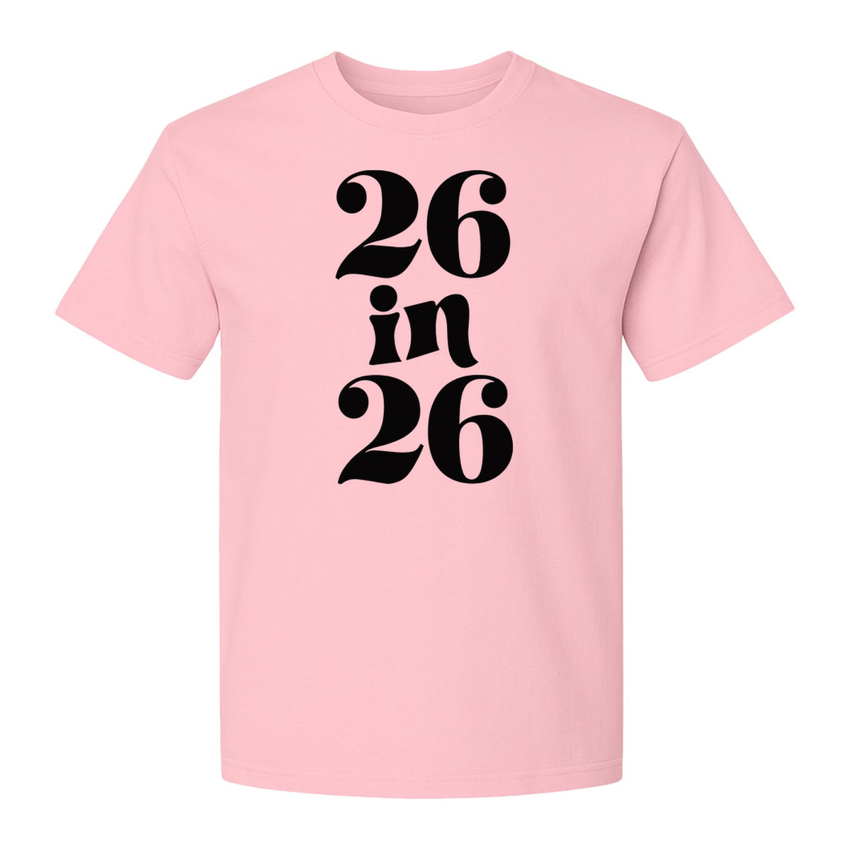 26th Birthday T-Shirt, Turning Twenty-Six Graphic for Milestone Celebrations and Adult Parties