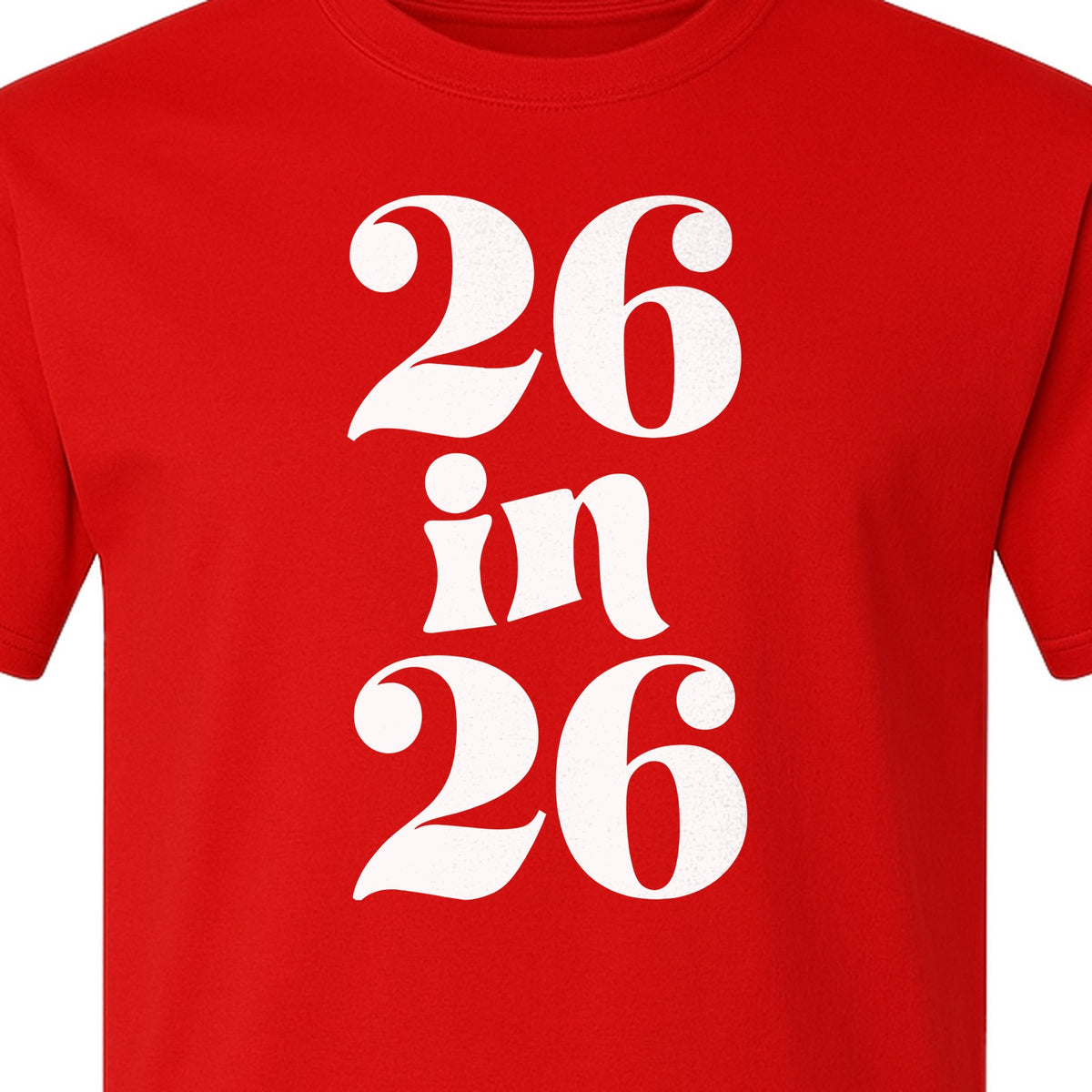 26th Birthday T-Shirt, Turning Twenty-Six Graphic for Milestone Celebrations and Adult Parties