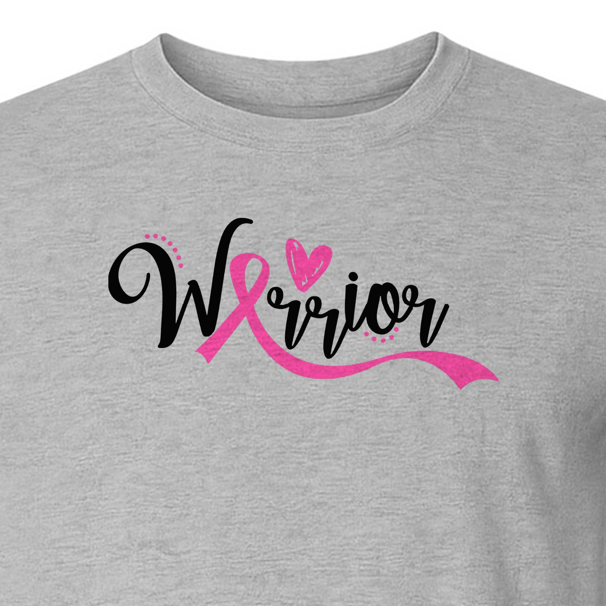 Breast Cancer Awareness T-Shirt, Warrior Pink Ribbon Support Design for Survivors and Loved Ones