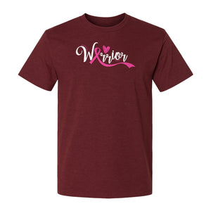 Breast Cancer Awareness T-Shirt, Warrior Pink Ribbon Support Design for Survivors and Loved Ones
