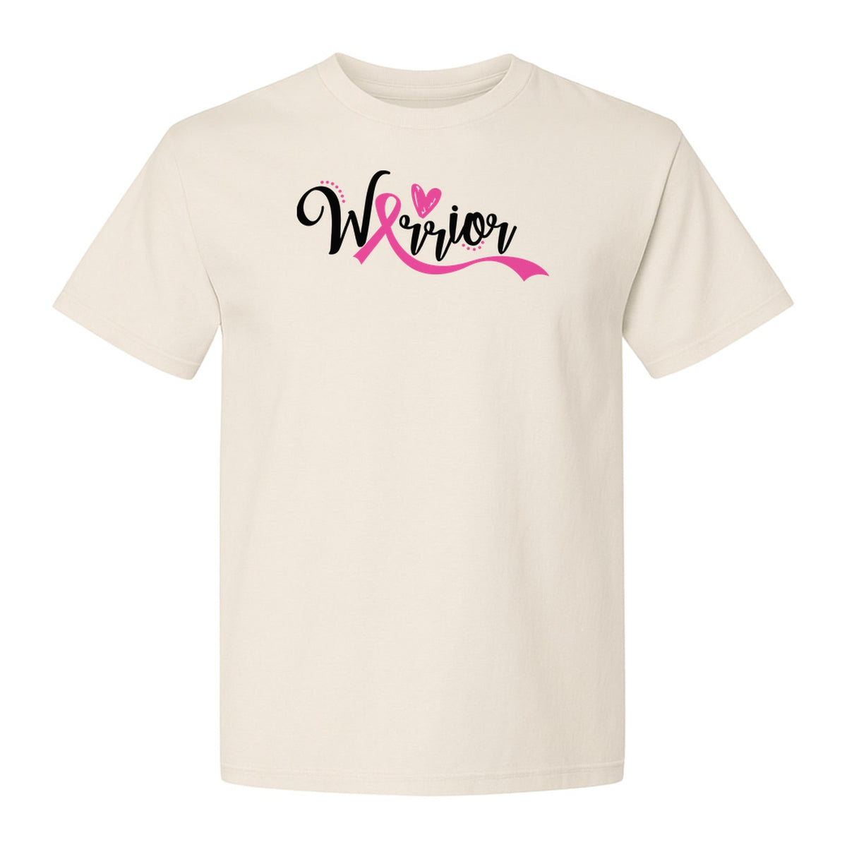 Breast Cancer Awareness T-Shirt, Warrior Pink Ribbon Support Design for Survivors and Loved Ones