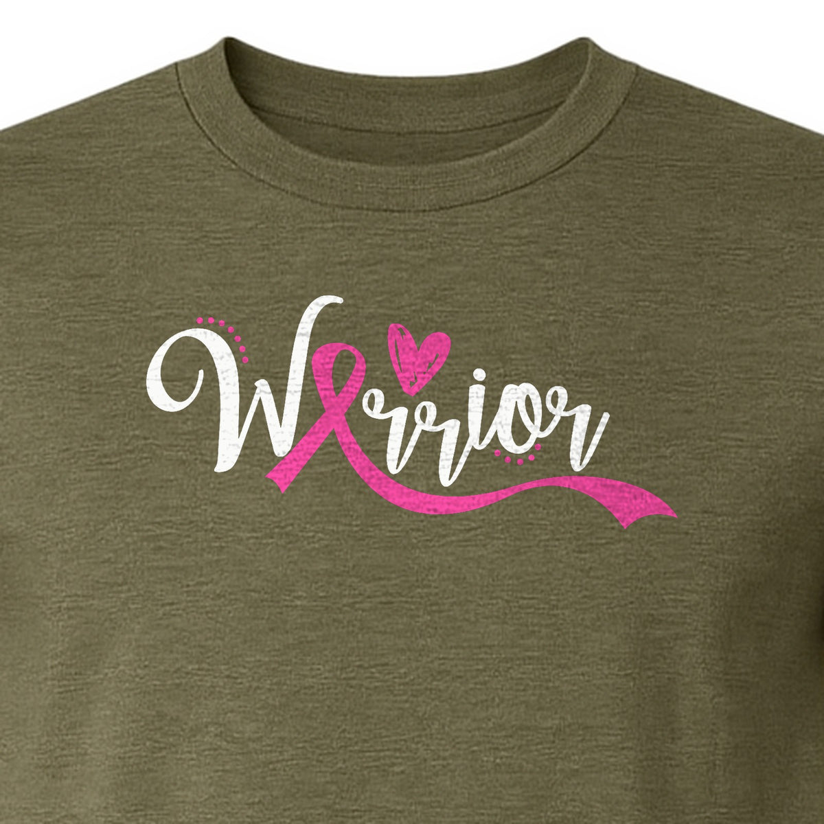Breast Cancer Awareness T-Shirt, Warrior Pink Ribbon Support Design for Survivors and Loved Ones