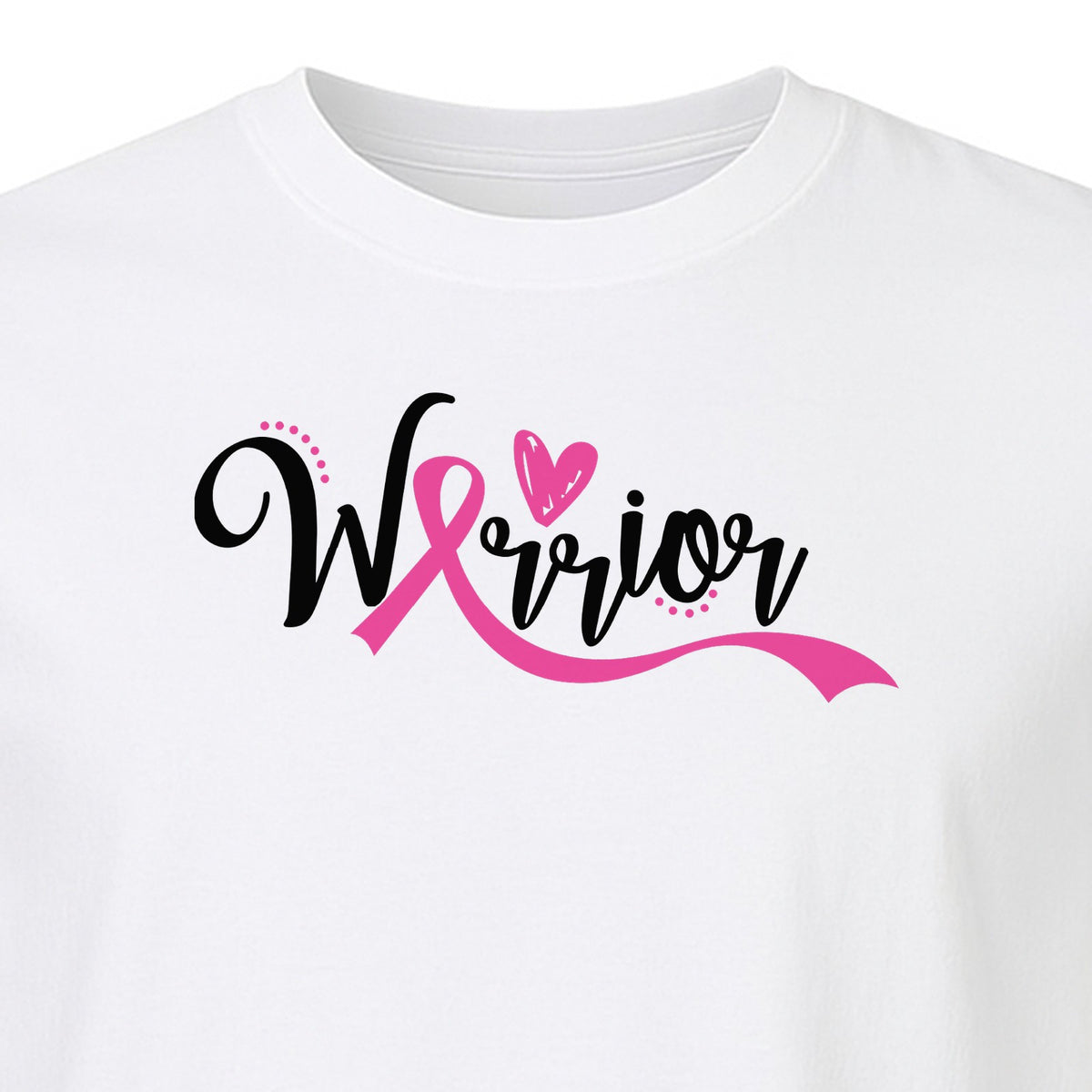 Breast Cancer Awareness T-Shirt, Warrior Pink Ribbon Support Design for Survivors and Loved Ones