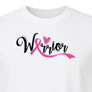 Breast Cancer Awareness T-Shirt, Warrior Pink Ribbon Support Design for Survivors and Loved Ones