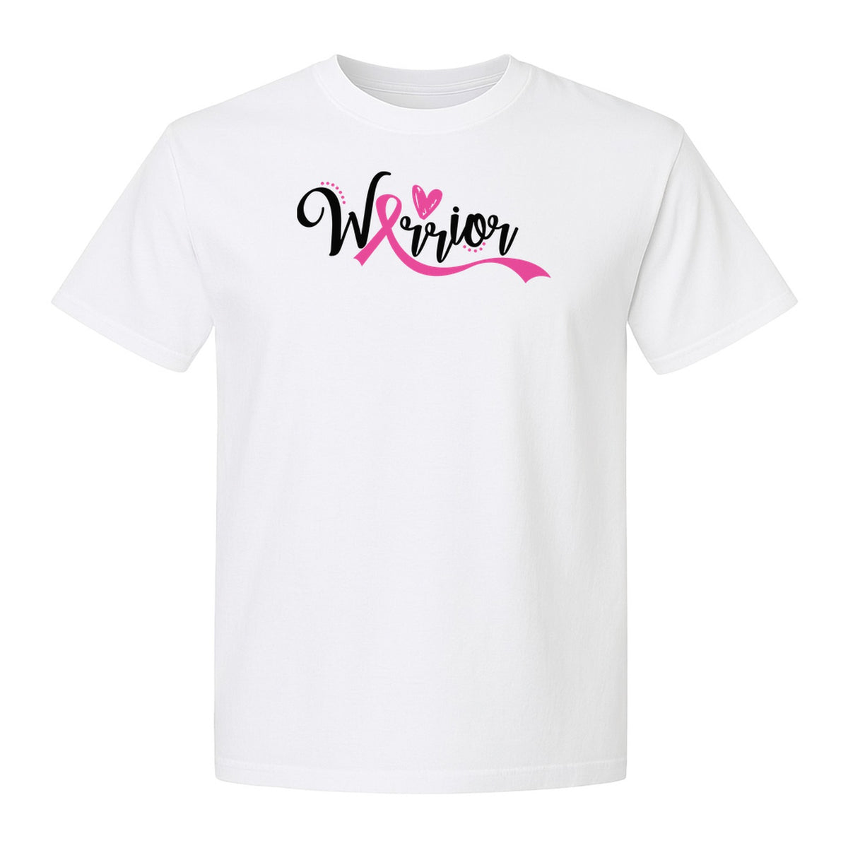Breast Cancer Awareness T-Shirt, Warrior Pink Ribbon Support Design for Survivors and Loved Ones