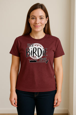 Golf T-Shirt, Talk Birdie To Me Funny Golfer Design for Players, Father's Day and Birthdays