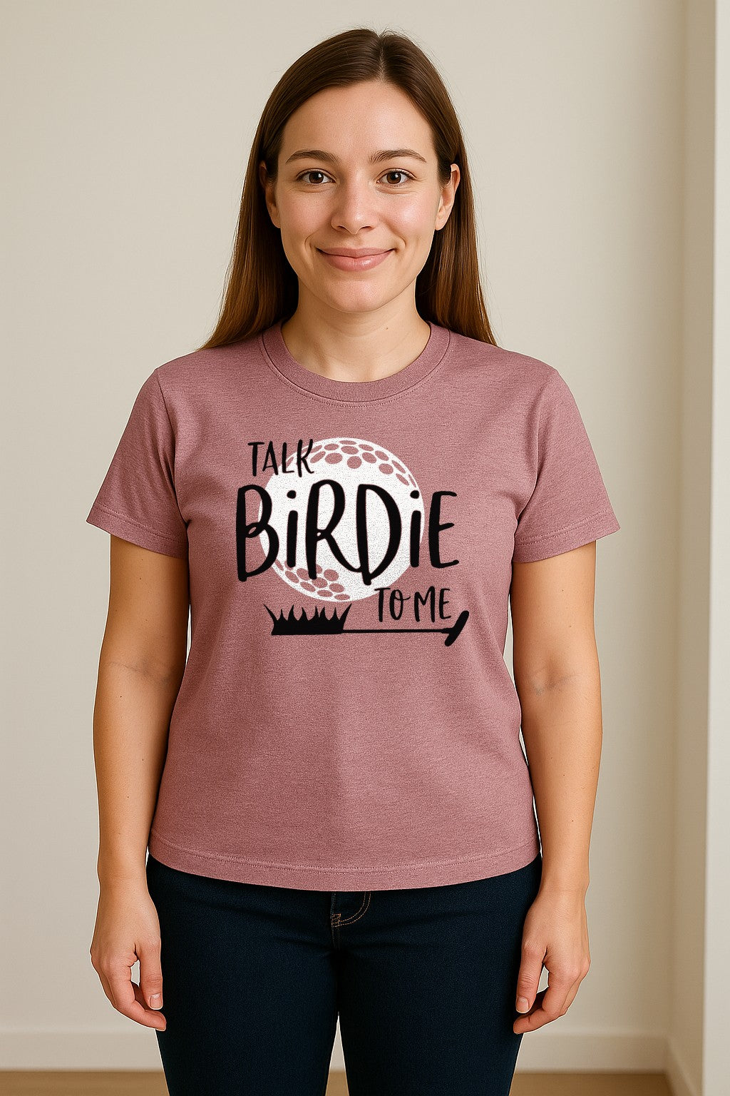 Golf T-Shirt, Talk Birdie To Me Funny Golfer Design for Players, Father's Day and Birthdays