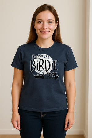 Golf T-Shirt, Talk Birdie To Me Funny Golfer Design for Players, Father's Day and Birthdays