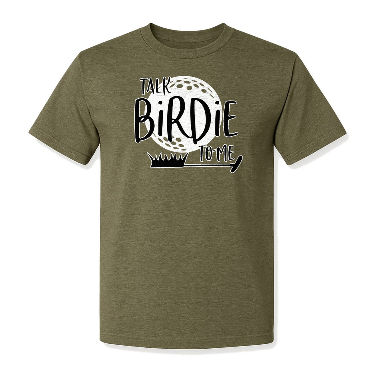 Golf T-Shirt, Talk Birdie To Me Funny Golfer Design for Players, Father's Day and Birthdays