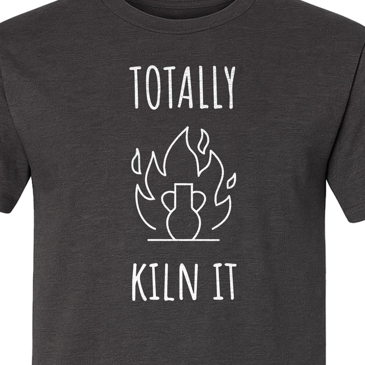 Pottery T-Shirt, Totally Kiln It Funny Ceramic Studio Design for Clay Artists