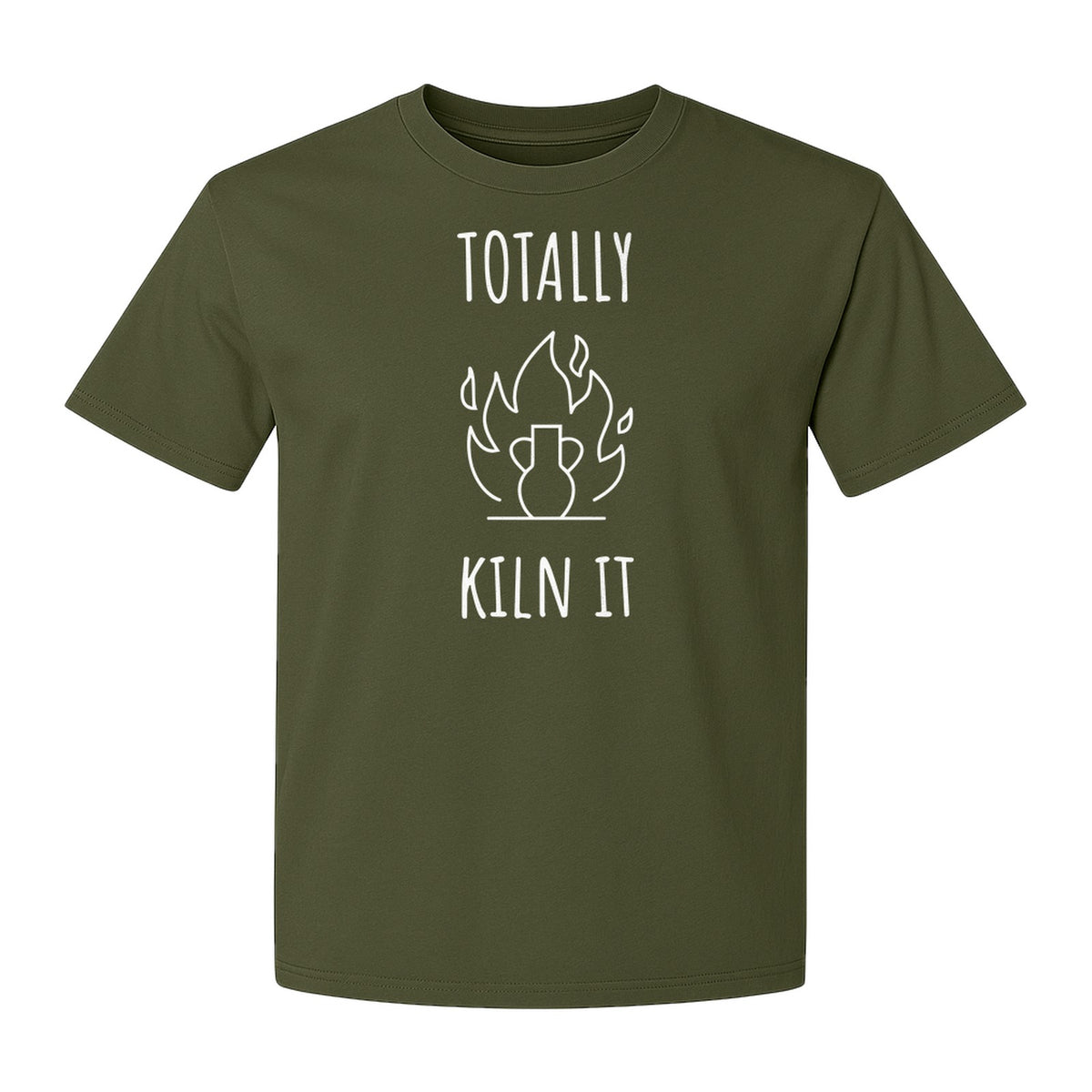 Pottery T-Shirt, Totally Kiln It Funny Ceramic Studio Design for Clay Artists
