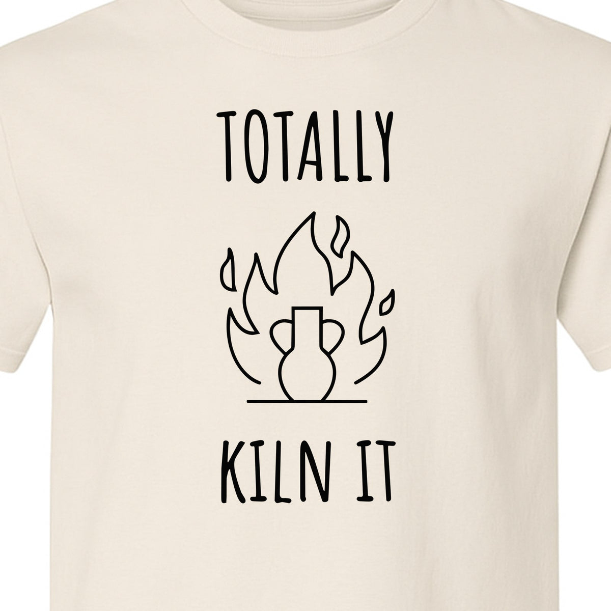 Pottery T-Shirt, Totally Kiln It Funny Ceramic Studio Design for Clay Artists