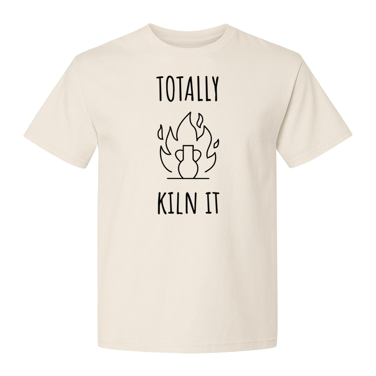 Pottery T-Shirt, Totally Kiln It Funny Ceramic Studio Design for Clay Artists