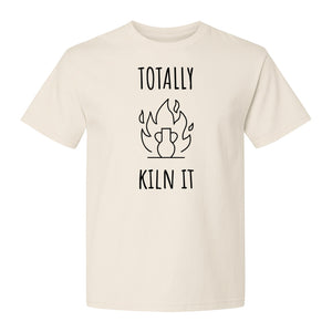 Pottery T-Shirt, Totally Kiln It Funny Ceramic Studio Design for Clay Artists