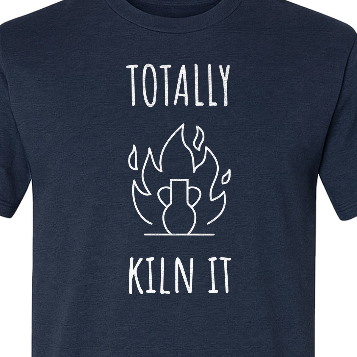 Pottery T-Shirt, Totally Kiln It Funny Ceramic Studio Design for Clay Artists