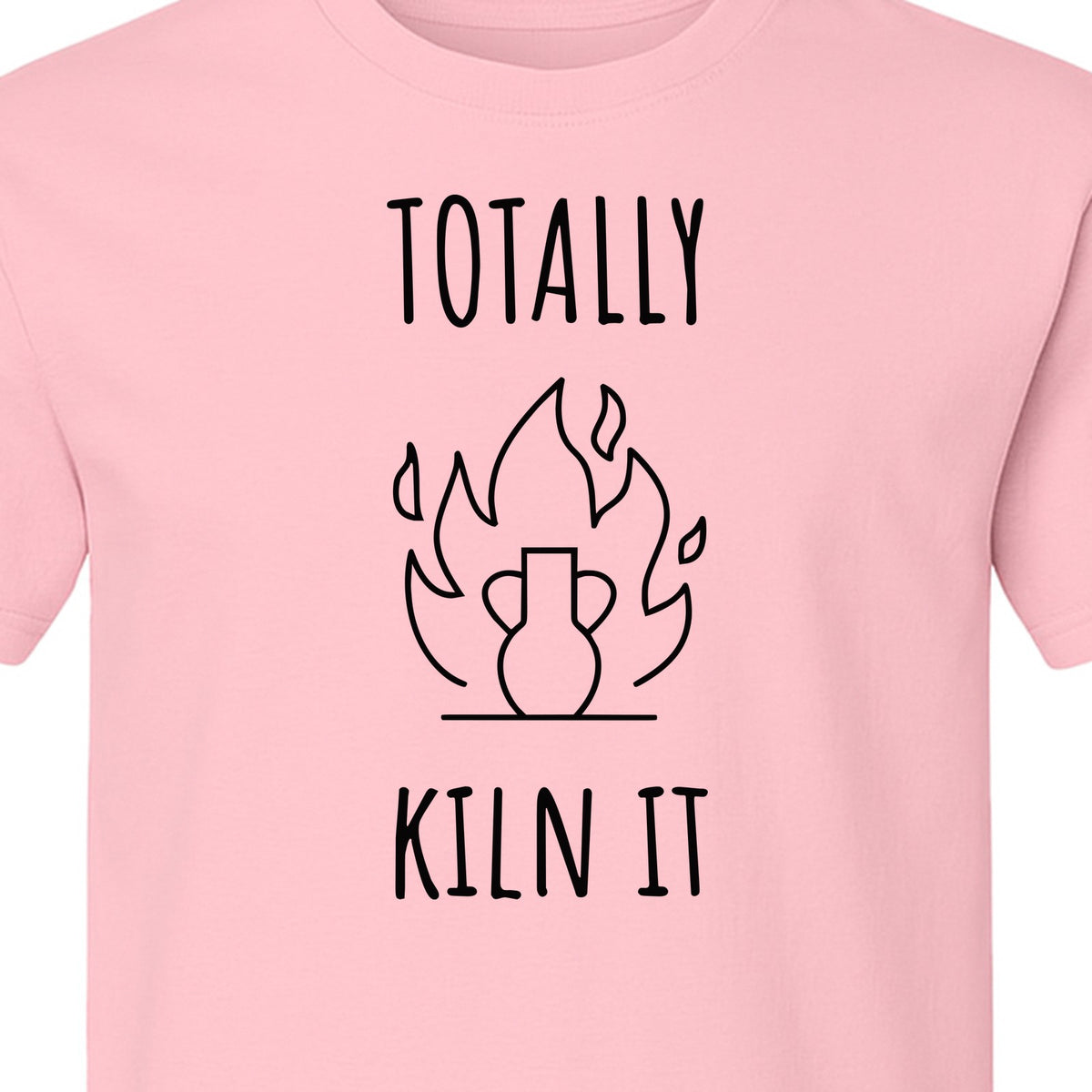 Pottery T-Shirt, Totally Kiln It Funny Ceramic Studio Design for Clay Artists