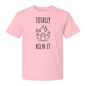 Pottery T-Shirt, Totally Kiln It Funny Ceramic Studio Design for Clay Artists