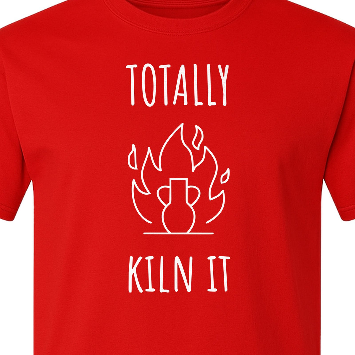 Pottery T-Shirt, Totally Kiln It Funny Ceramic Studio Design for Clay Artists