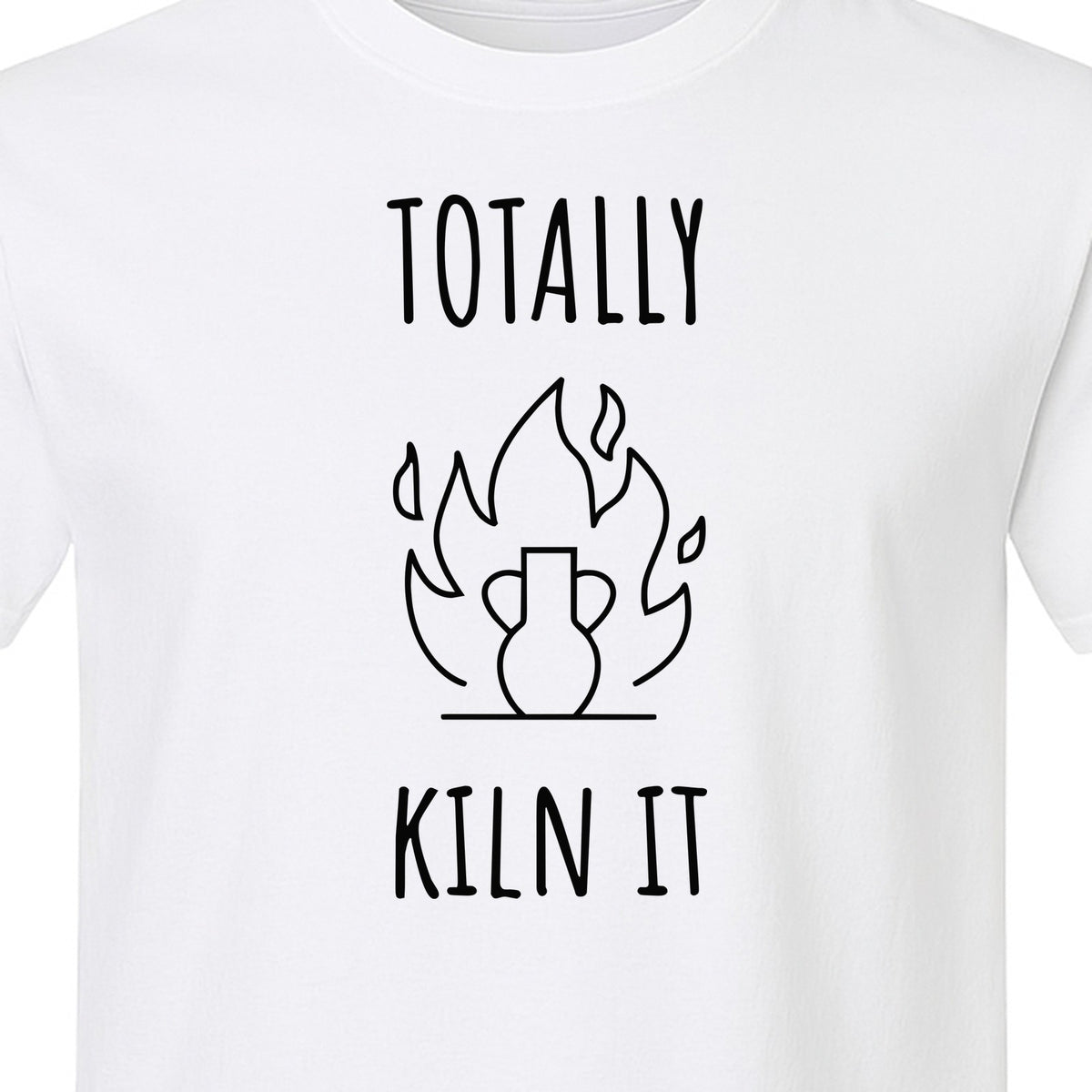 Pottery T-Shirt, Totally Kiln It Funny Ceramic Studio Design for Clay Artists