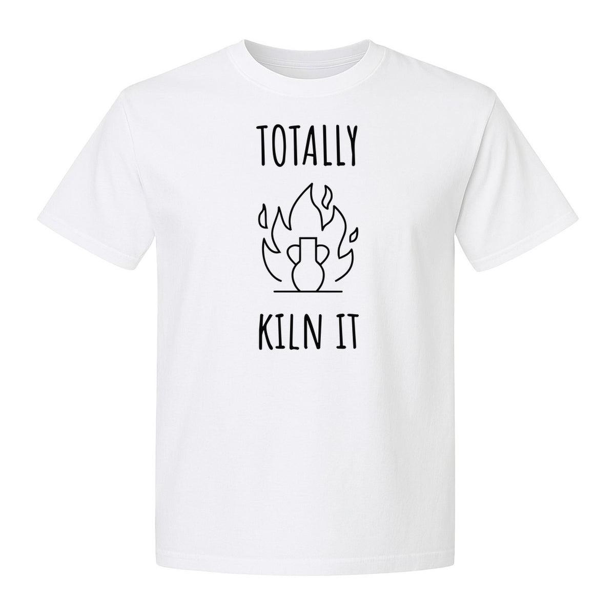 Pottery T-Shirt, Totally Kiln It Funny Ceramic Studio Design for Clay Artists