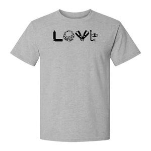 Scuba Diving T-Shirt, Love Letter Graphic for Divers and Underwater Adventure Gifts