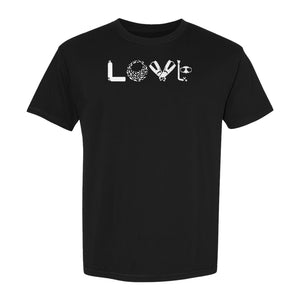 Scuba Diving T-Shirt, Love Letter Graphic for Divers and Underwater Adventure Gifts