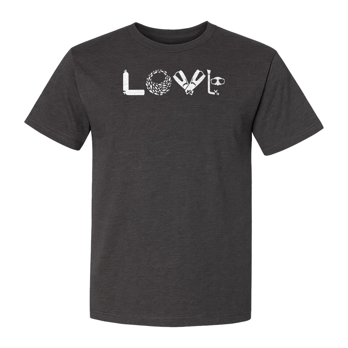 Scuba Diving T-Shirt, Love Letter Graphic for Divers and Underwater Adventure Gifts