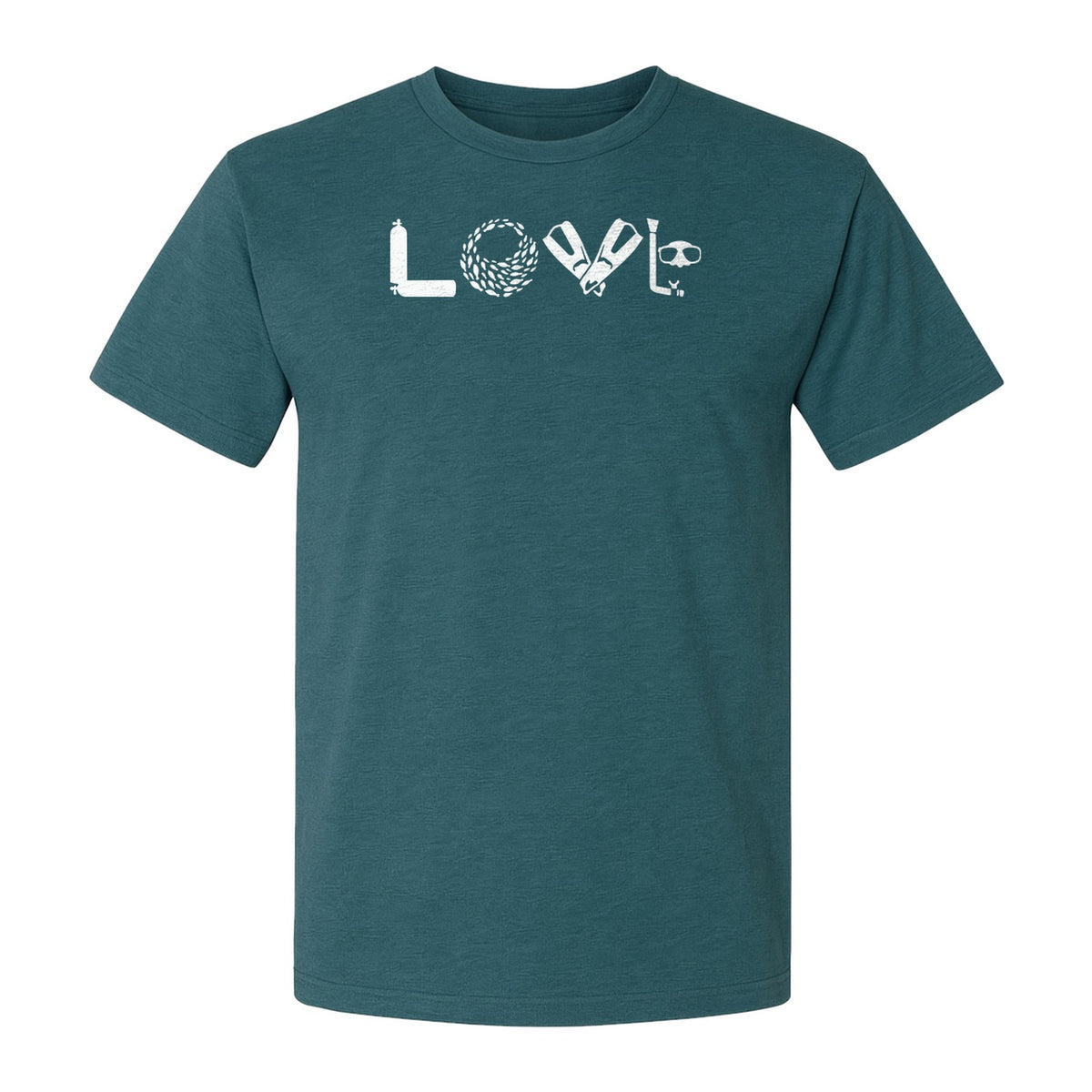 Scuba Diving T-Shirt, Love Letter Graphic for Divers and Underwater Adventure Gifts