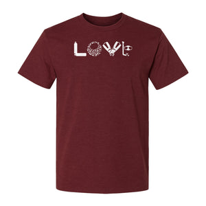 Scuba Diving T-Shirt, Love Letter Graphic for Divers and Underwater Adventure Gifts