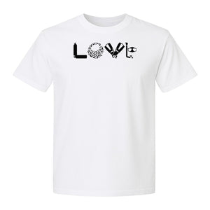 Scuba Diving T-Shirt, Love Letter Graphic for Divers and Underwater Adventure Gifts