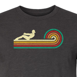 Pilates T-Shirt, Retro Rainbow Reformer Workout Design for Fitness Fans and Instructors