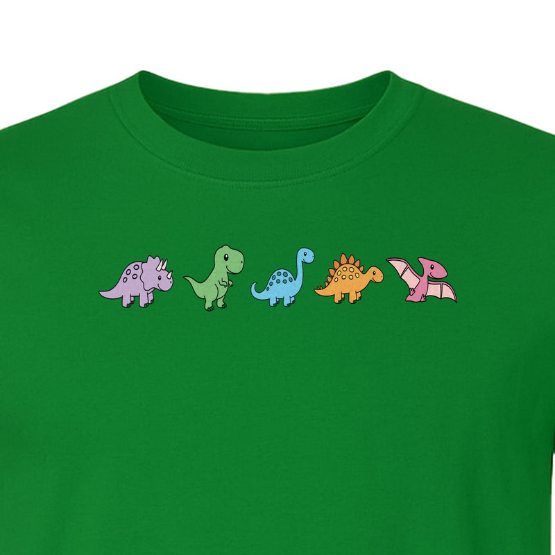 Dinosaur T-Shirt, Colorful Cute Prehistoric Friends Graphic for Dino Fans and Family Gifts