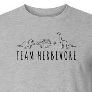 Vegan Dinosaur T-Shirt, Team Herbivore Graphic for Plant Lovers and Vegetarian Gifts