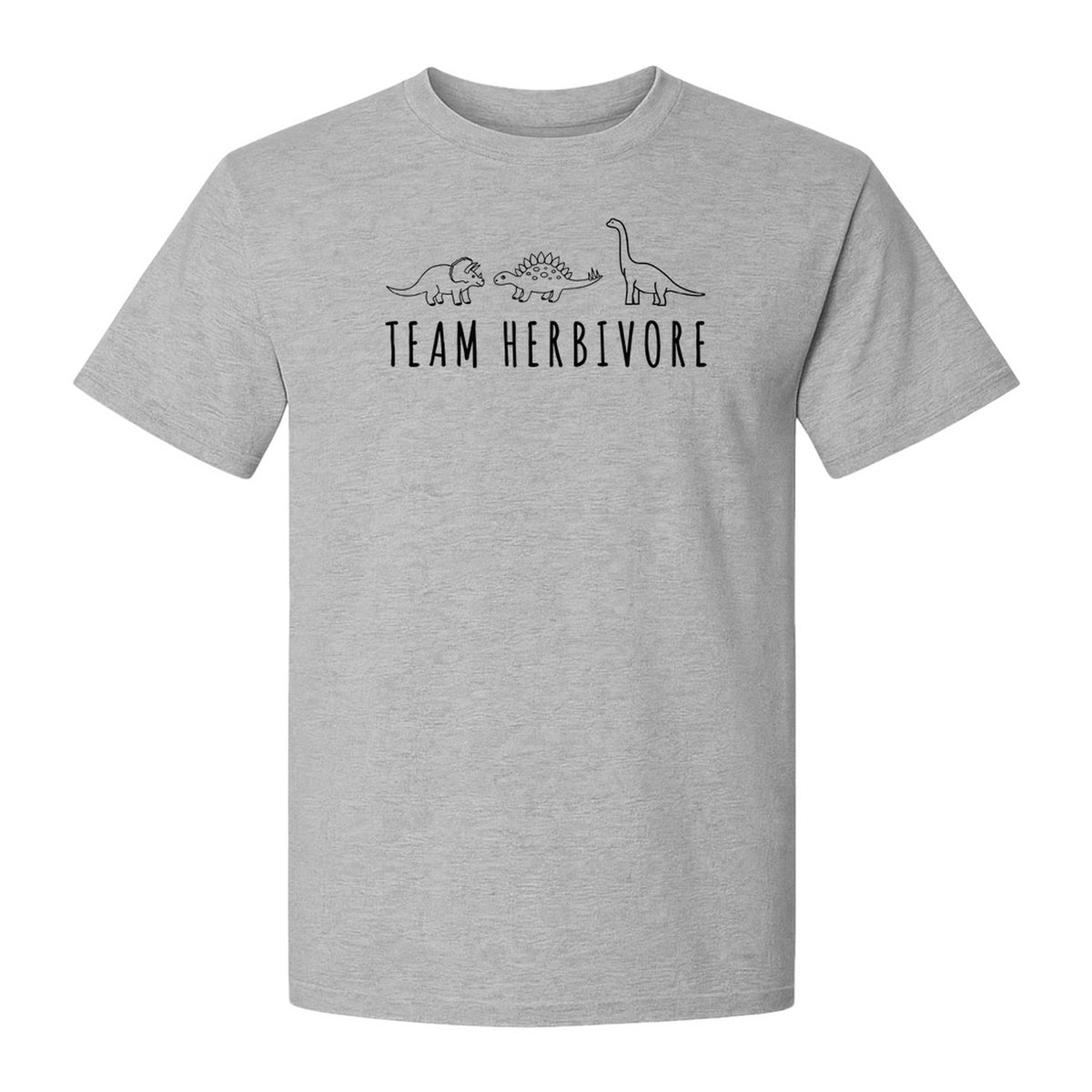 Vegan Dinosaur T-Shirt, Team Herbivore Graphic for Plant Lovers and Vegetarian Gifts