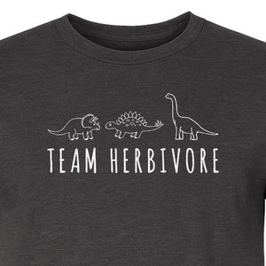 Vegan Dinosaur T-Shirt, Team Herbivore Graphic for Plant Lovers and Vegetarian Gifts